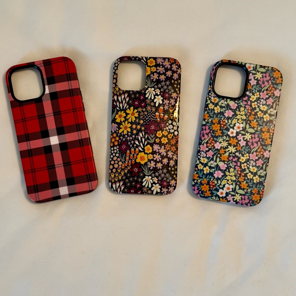 Set of 3 like new Casely phone cases for iPhone 12 Pro max